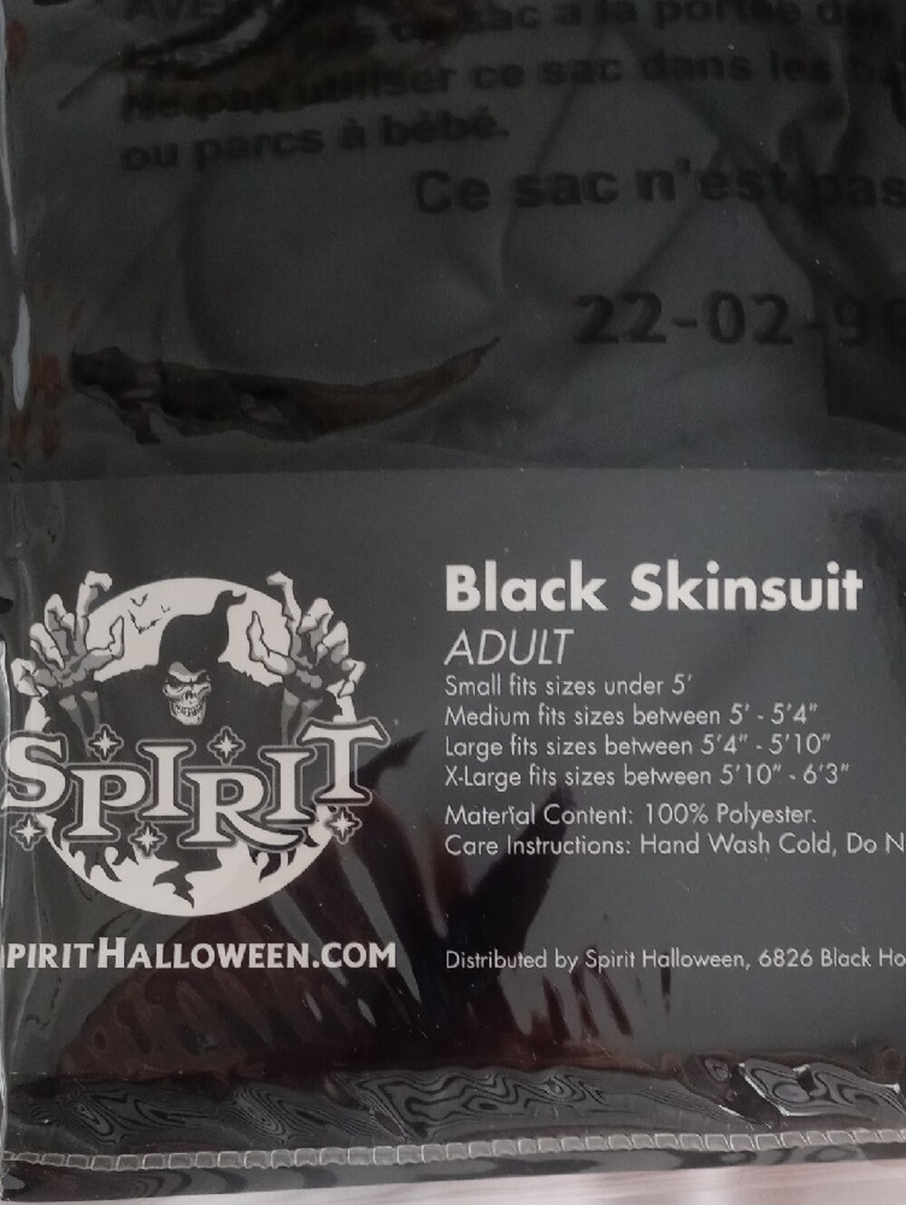 Spirit Black Skinsuit One-Piece - Picture 2 of 2